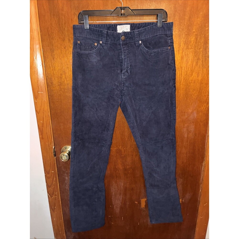 Copper And Oak Women’s Navy Blue Corduroy Pants Size 32 X 30